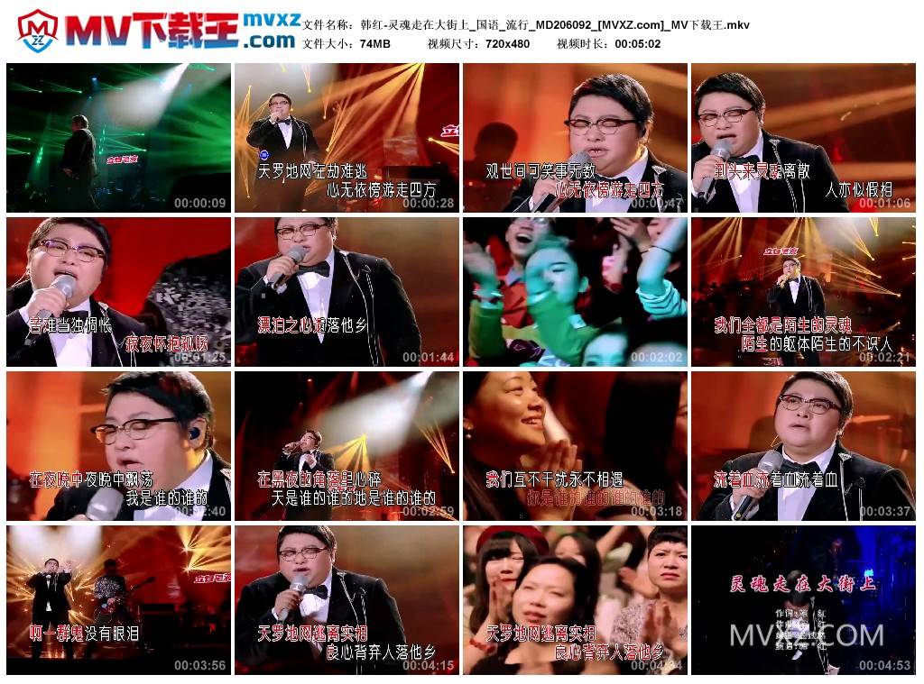 韩红-灵魂走在大街上_国语_流行_MD206092